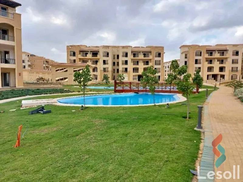  image  للبيع شقة 3 غرف بجاردن 160 م فى كمبوند ساكن و عايش بالتجمع الثالث