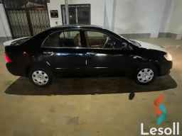 Toyota corolla automatic used black model 2005