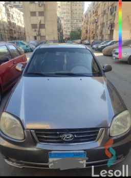 Hyundai verna automatic used silver model 2007