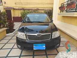 Toyota corolla automatic used black model 2007