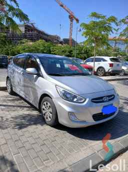 Hyundai accent automatic used silver model 2016