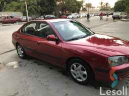 Hyundai elantra automatic used red model 2004