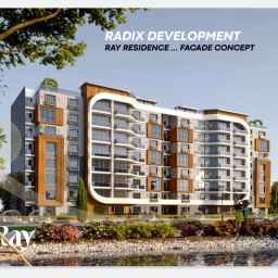 شقة225م فيولاند سكيب بكمبوندRay residence منطقةR8 بالعاصمة الاداراية