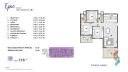 شاليه 136 متر للبيع بالساحل الشمالي قر ية دوس D.O.S.E الساحل