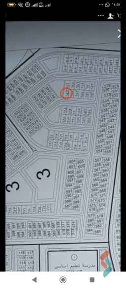 قطعة أرض للبيع – الحي السادس، مجاورة 3