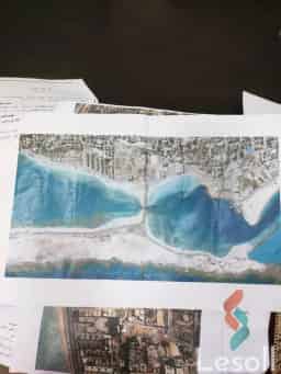 فرصة استثمارية كبرى أرض على البحر مباشرة 8 فدان على شاطىء روميل بمرسى مطروح 
