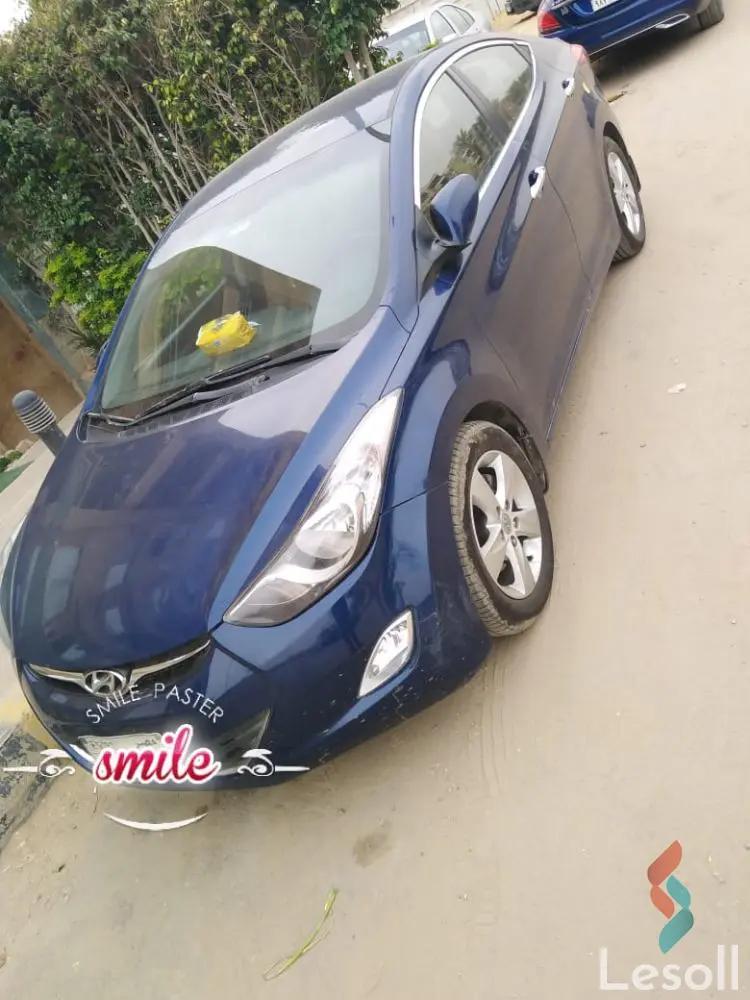 هيونداي إلنترا اوتوماتك مستعملة أزرق موديل 2012