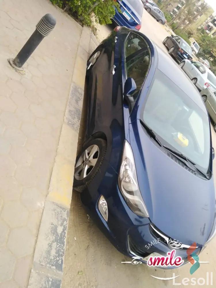 هيونداي إلنترا اوتوماتك مستعملة أزرق موديل 2012