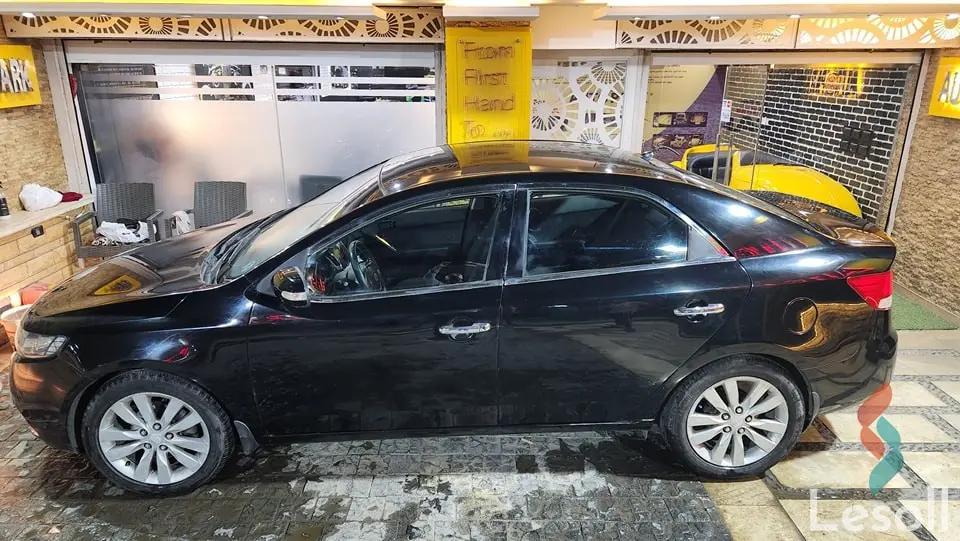 كيا سيراتو اوتوماتك مستعملة أسود موديل 2009 - كل الصور