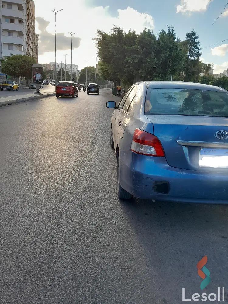 تويوتا يارس مانيوال مستعملة أزرق سماوي موديل 2007 - كل الصور