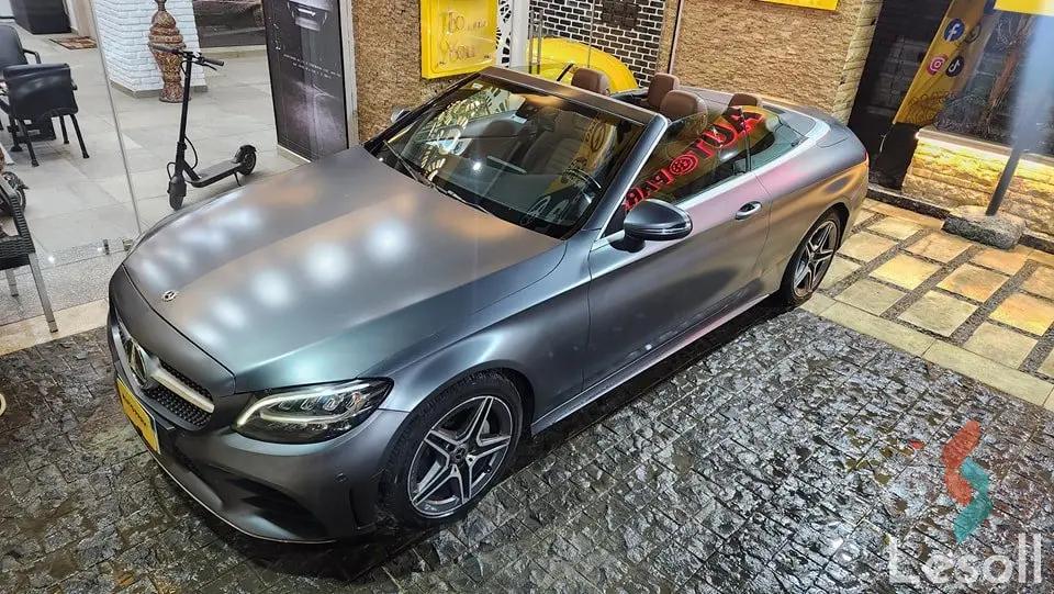مرسيدس بنز ١٨٠ سي اوتوماتك جديدة رمادي داكن موديل 2019