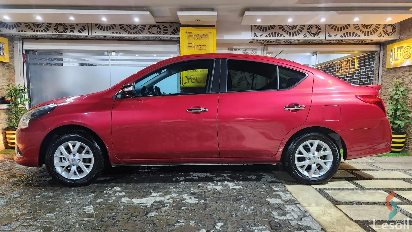 نيسان صني اوتوماتك مستعملة أحمر موديل 2024 - صورة 2