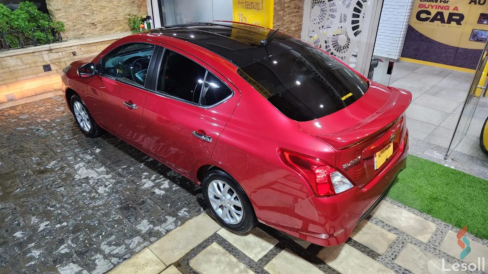 نيسان صني اوتوماتك مستعملة أحمر موديل 2024 - صورة 4