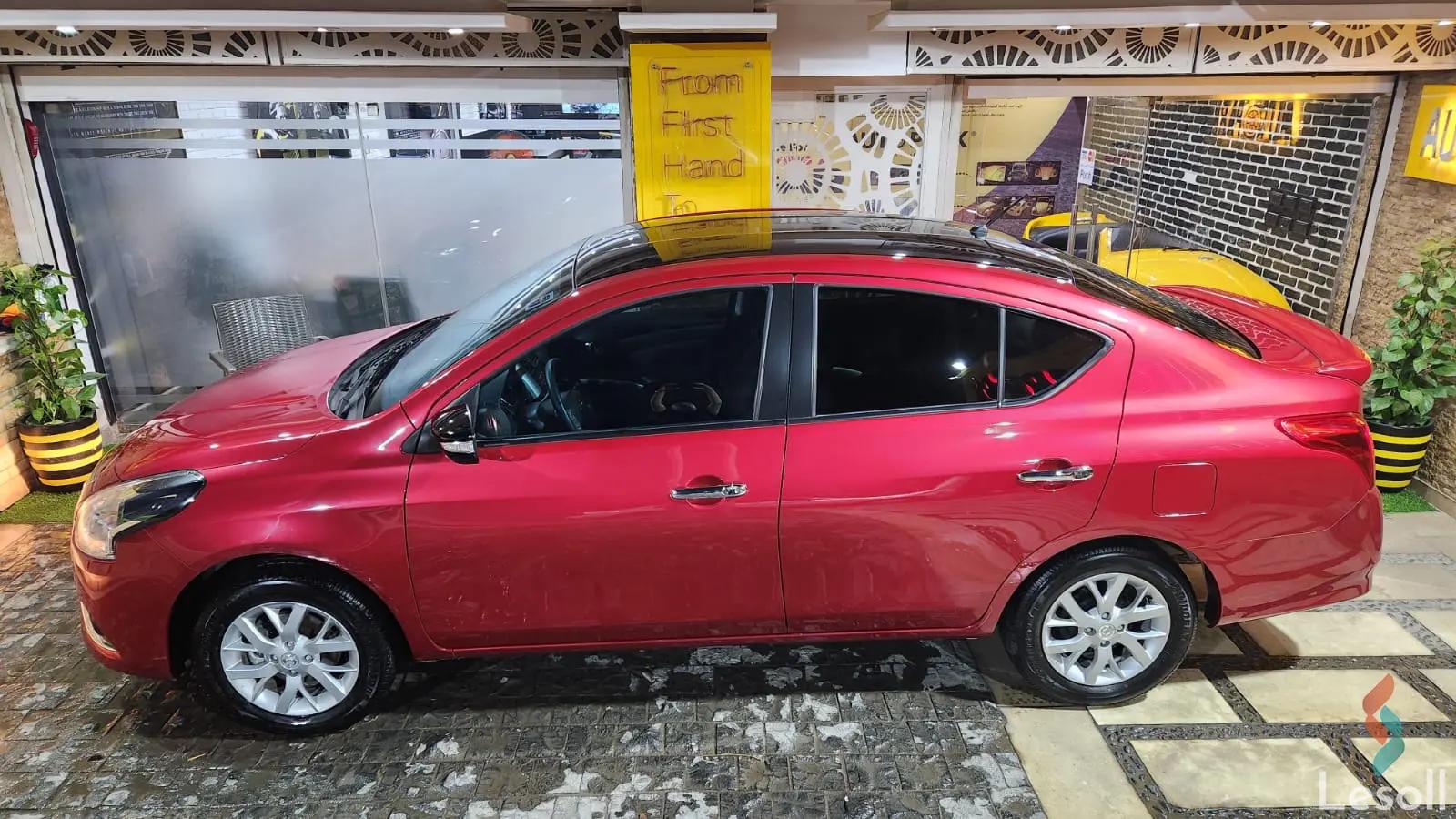 نيسان صني اوتوماتك مستعملة أحمر موديل 2024 - صورة 3