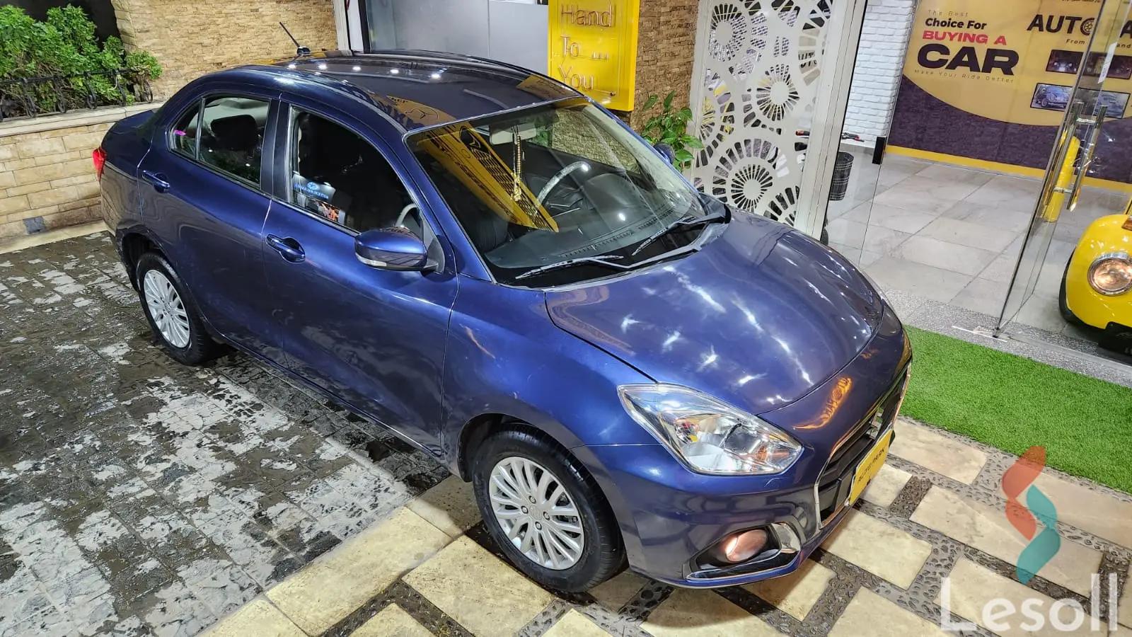 سوزوكي ديزاير اوتوماتك مستعملة أزرق موديل 2023 - كل الصور