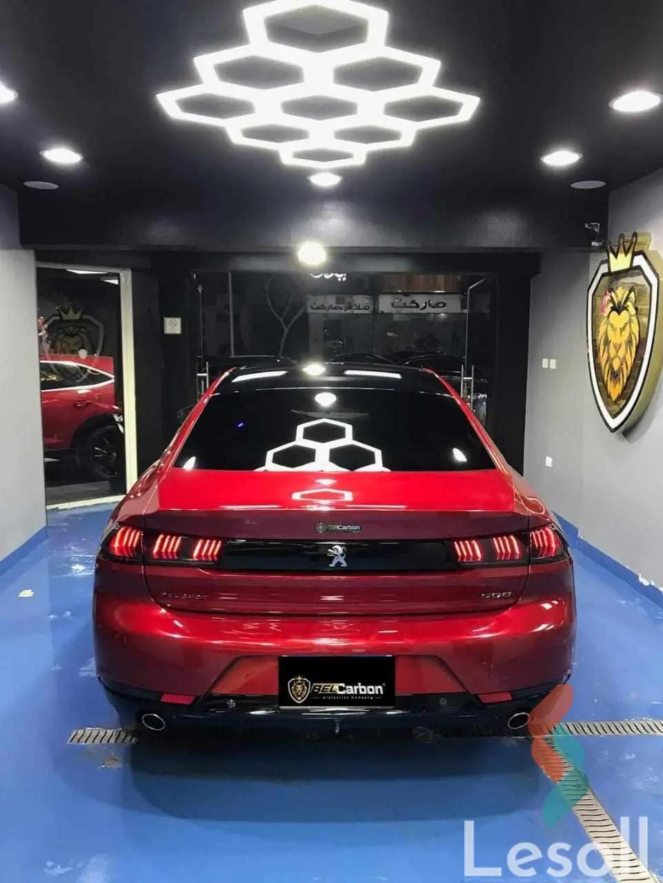 بيجو 508 اوتوماتك مستعملة أحمر موديل 2022 - صورة 2