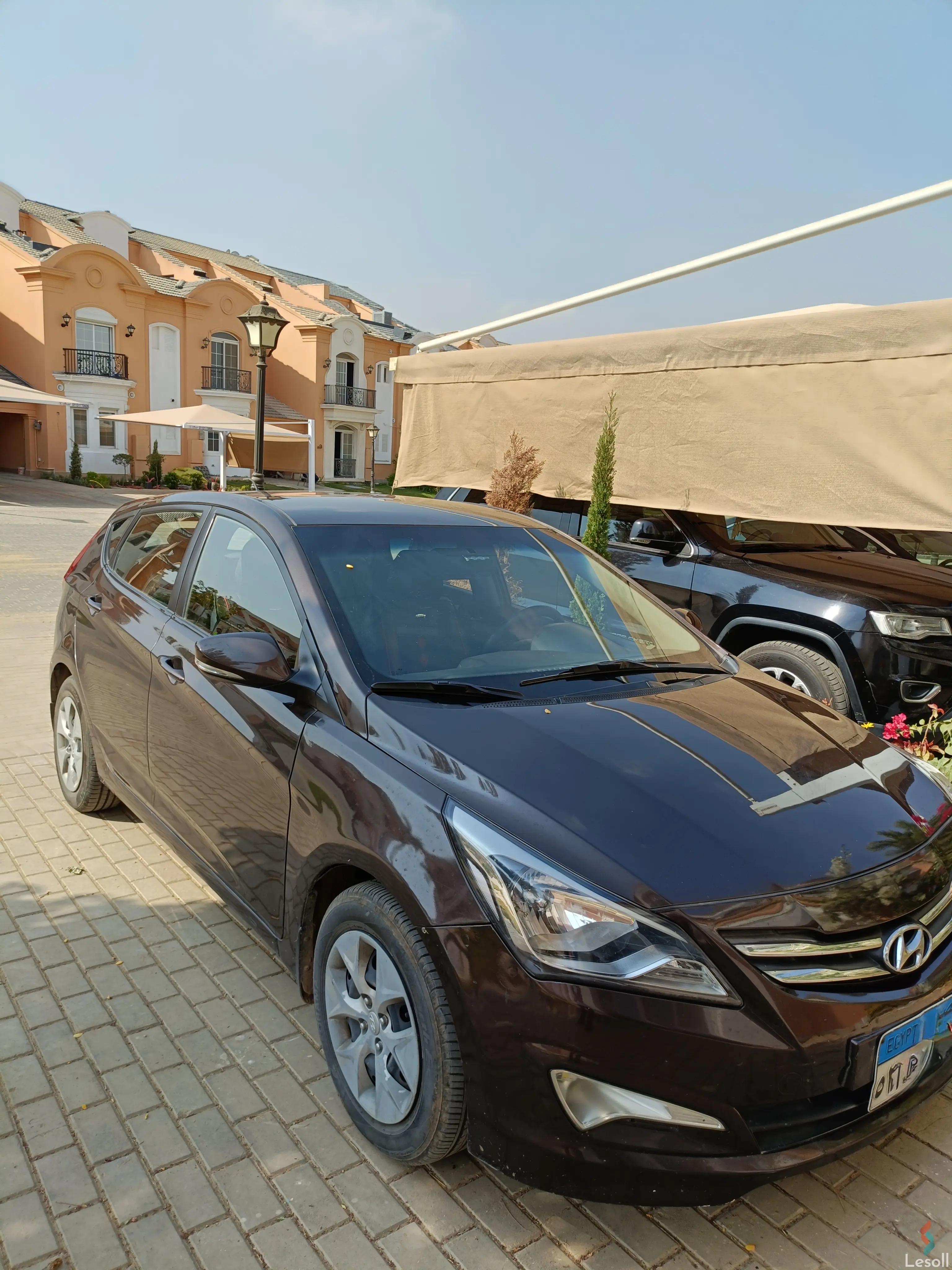 هيونداي أكسنت اوتوماتك مستعملة بني موديل 2016