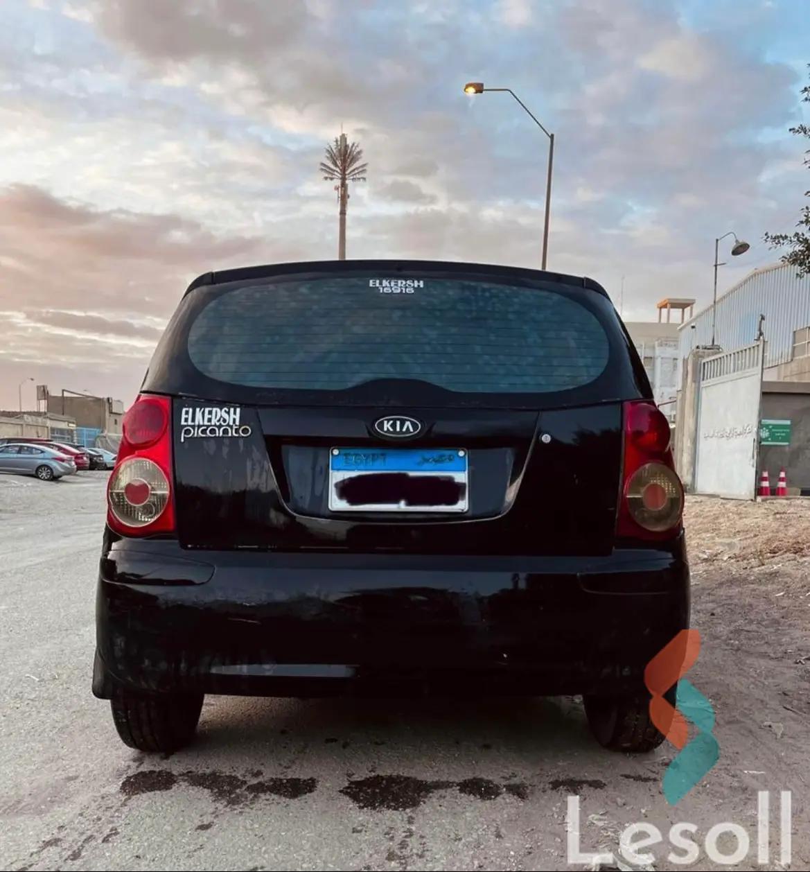 كيا بيكانتو مانيوال مستعملة أسود موديل 2010 - كل الصور