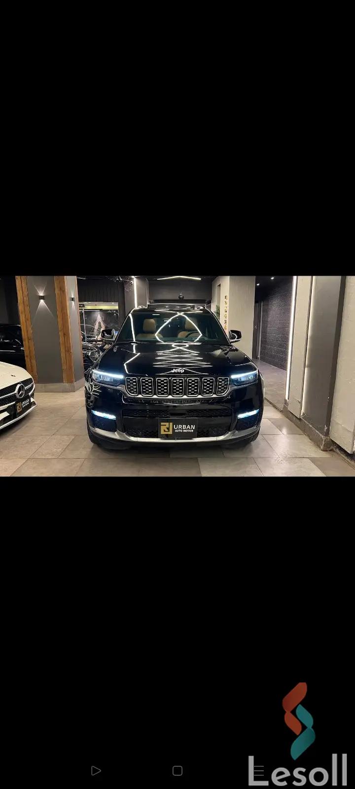 جيب جراند شيروكي اوتوماتك مستعملة أسود موديل 2022