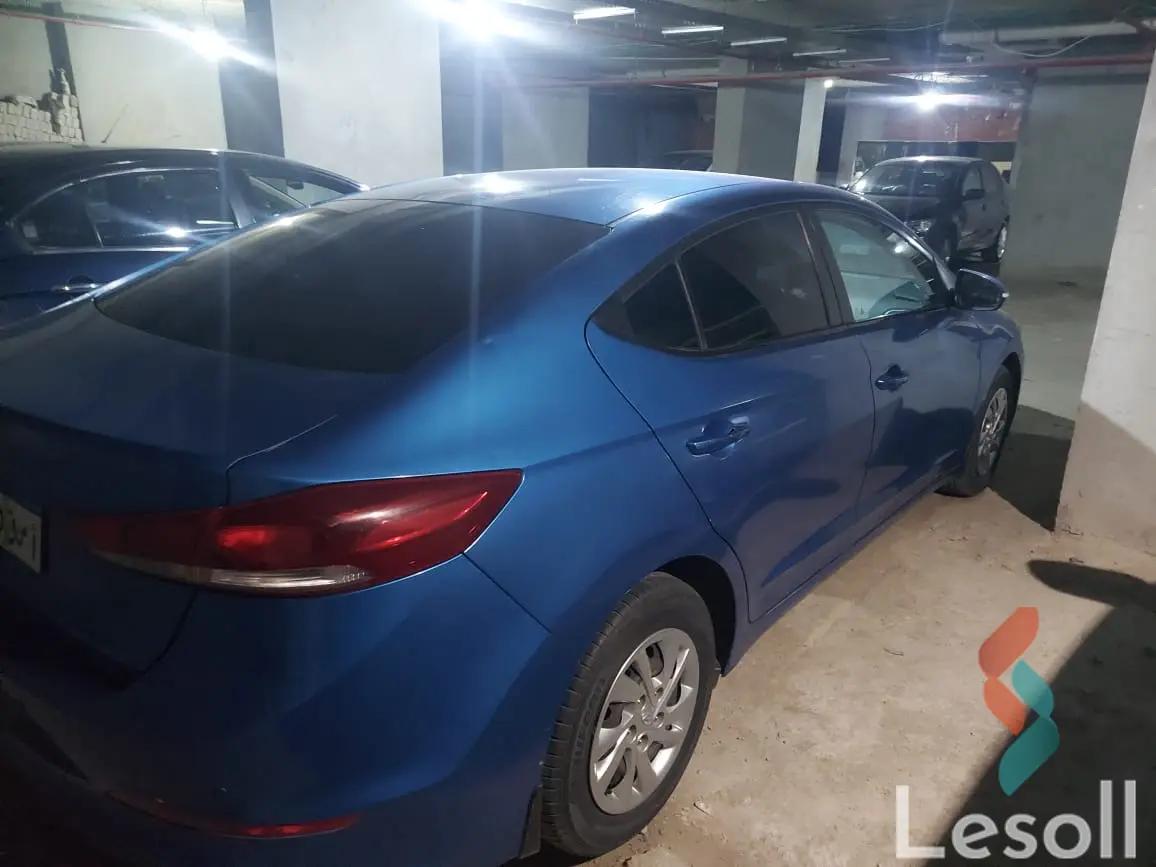 هيونداي إلنترا اوتوماتك مستعملة أزرق سماوي موديل 2019 - كل الصور