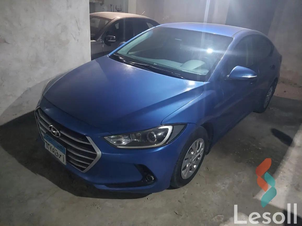 هيونداي إلنترا اوتوماتك مستعملة أزرق سماوي موديل 2019 - صورة 2