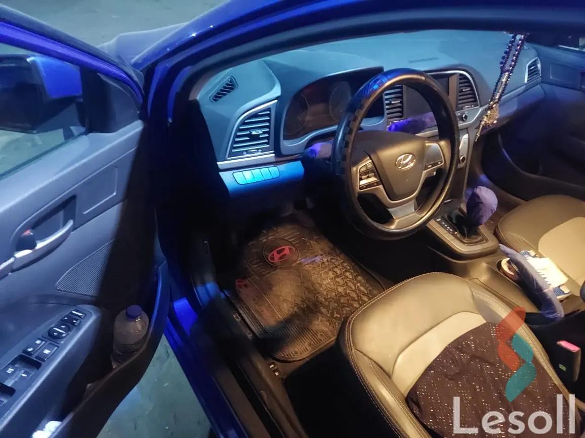 هيونداي إلنترا اوتوماتك مستعملة أزرق سماوي موديل 2019 - صورة 4