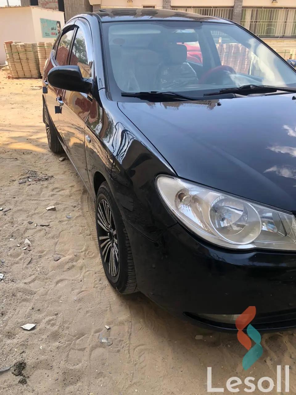 هيونداي إلنترا اوتوماتك مستعملة أسود موديل 2008 - صورة 4