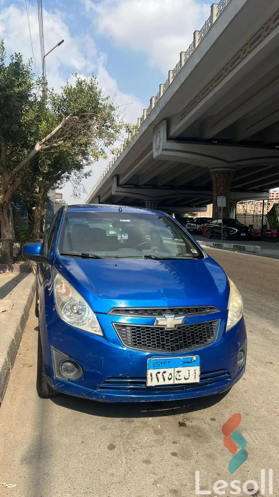 شيفروليه سبارك مانيوال مستعملة أزرق موديل 2012 - كل الصور