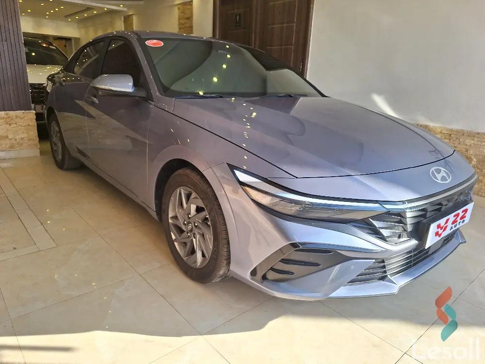 هيونداي إلنترا اوتوماتك جديدة أزرق سماوي موديل 2024