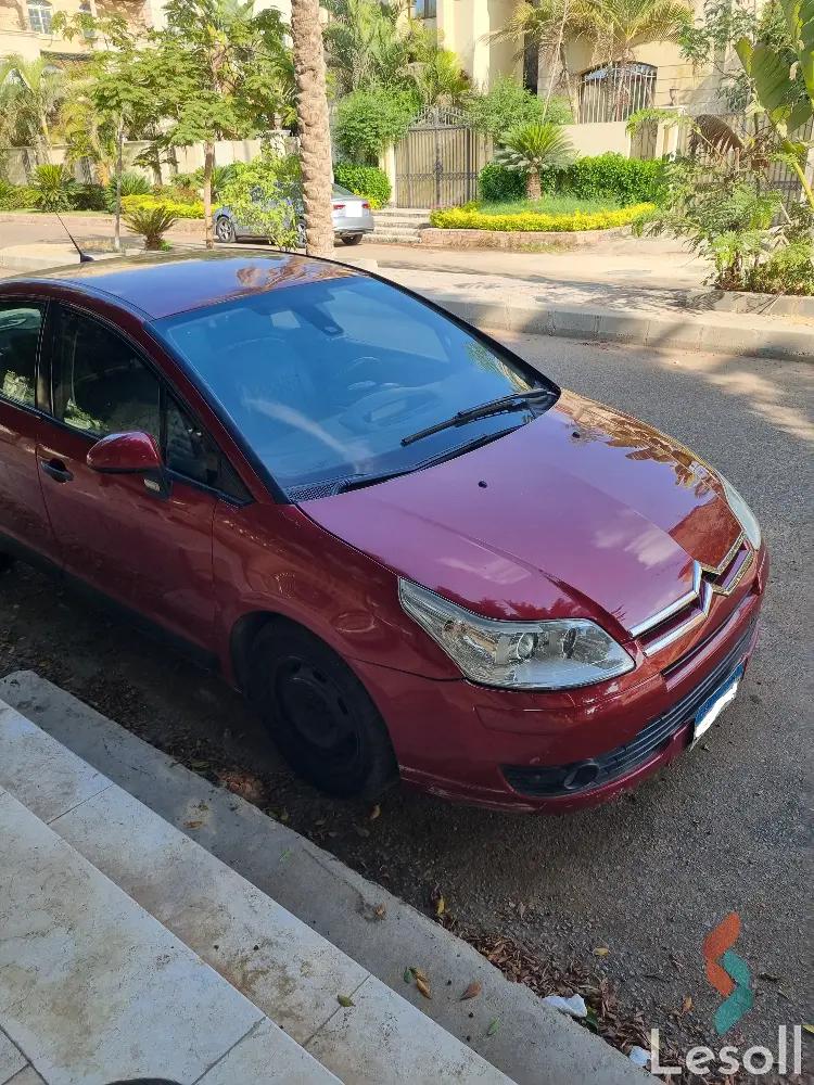 ستروين سي4 اوتوماتك مستعملة أحمر موديل 2006