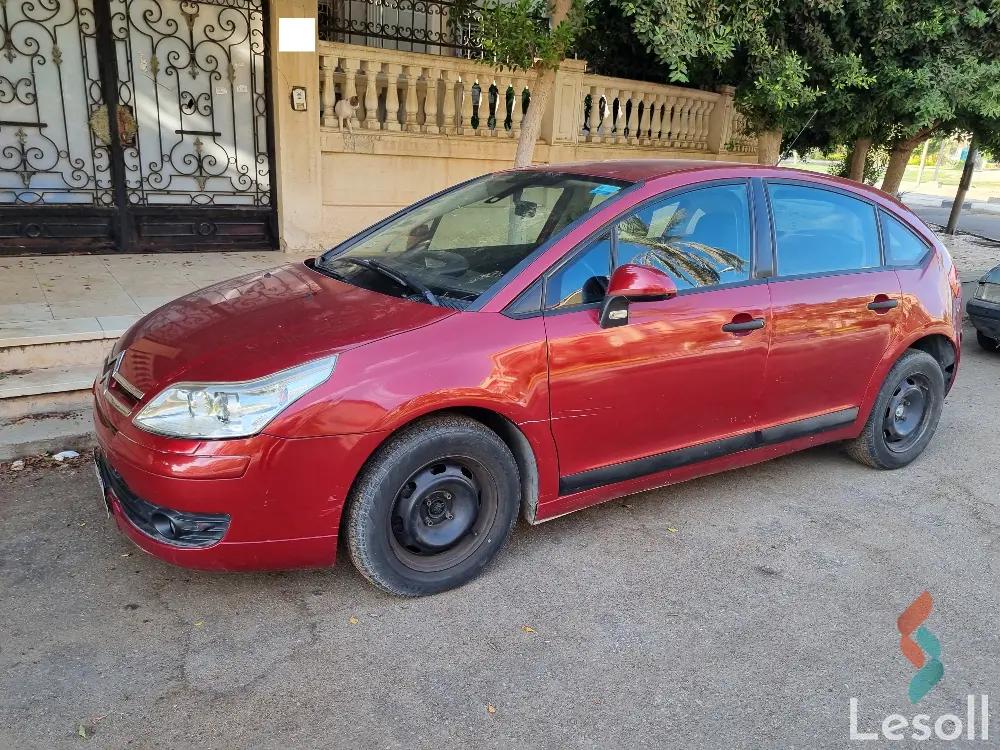 ستروين سي4 اوتوماتك مستعملة أحمر موديل 2006 - كل الصور