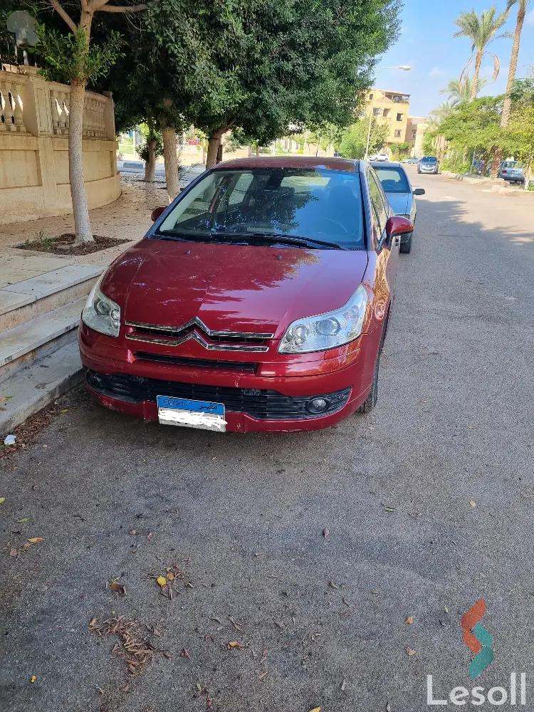 ستروين سي4 اوتوماتك مستعملة أحمر موديل 2006