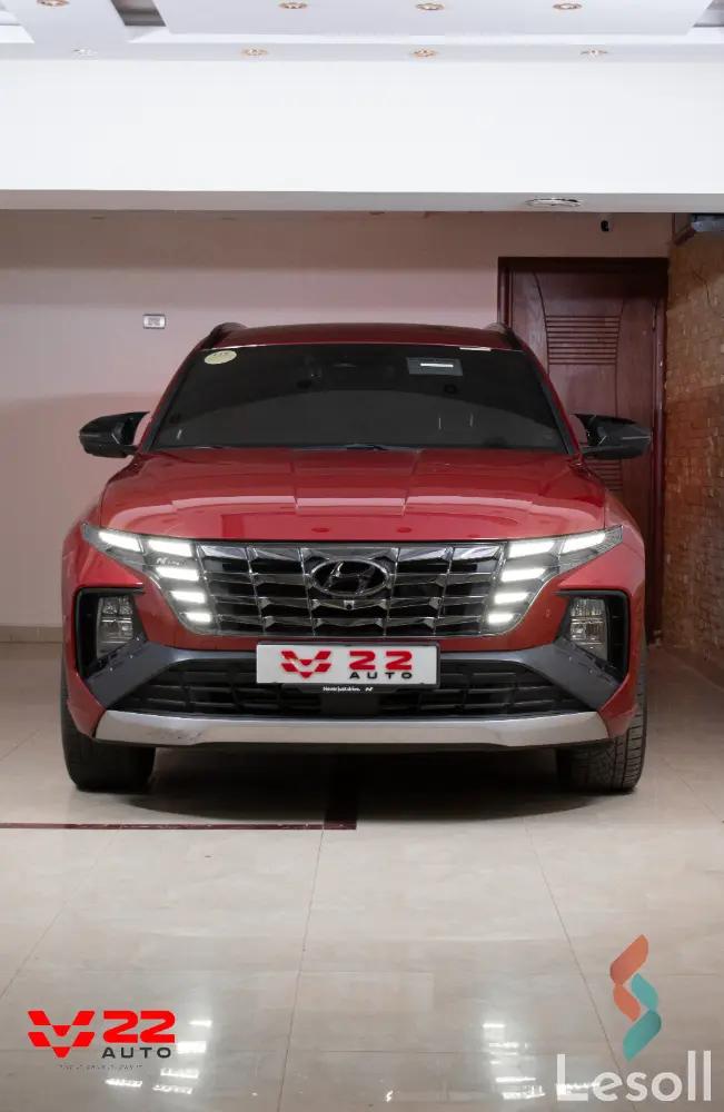 هيونداي توسان اوتوماتك جديدة أحمر موديل 2023