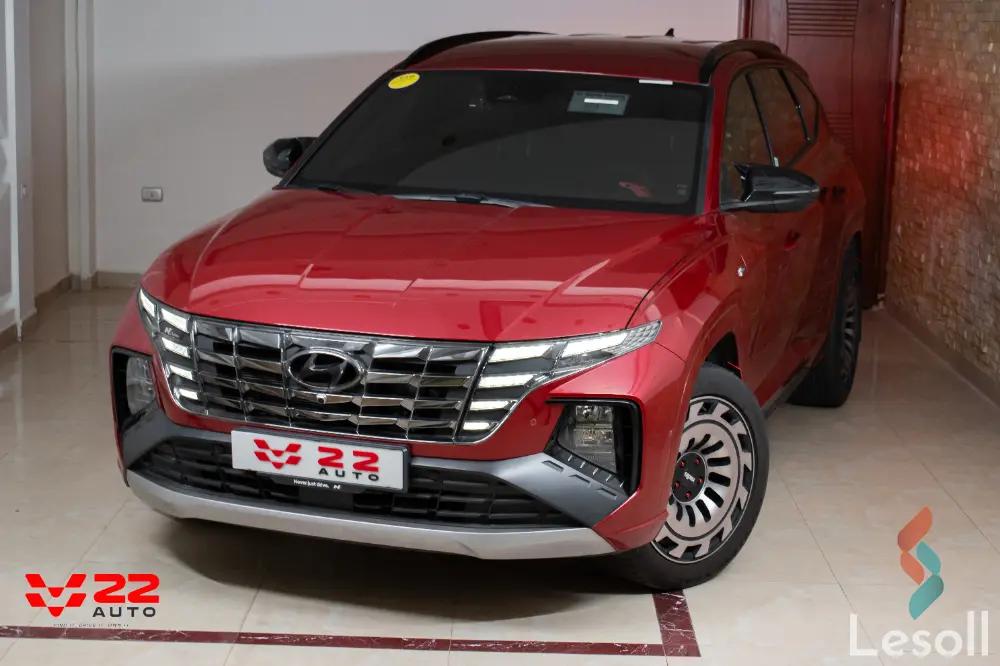 هيونداي توسان اوتوماتك جديدة أحمر موديل 2023