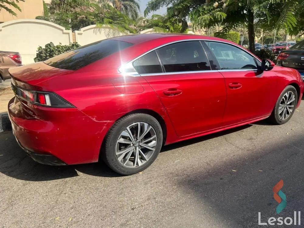 بيجو 508 اوتوماتك مستعملة أحمر موديل 2020 - كل الصور