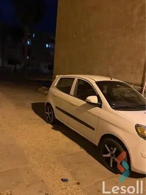 كيا بيكانتو اوتوماتك مستعملة أبيض موديل 2010