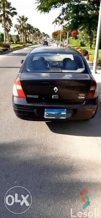 رينو كليو مانيوال مستعملة أسود موديل 2001 - كل الصور