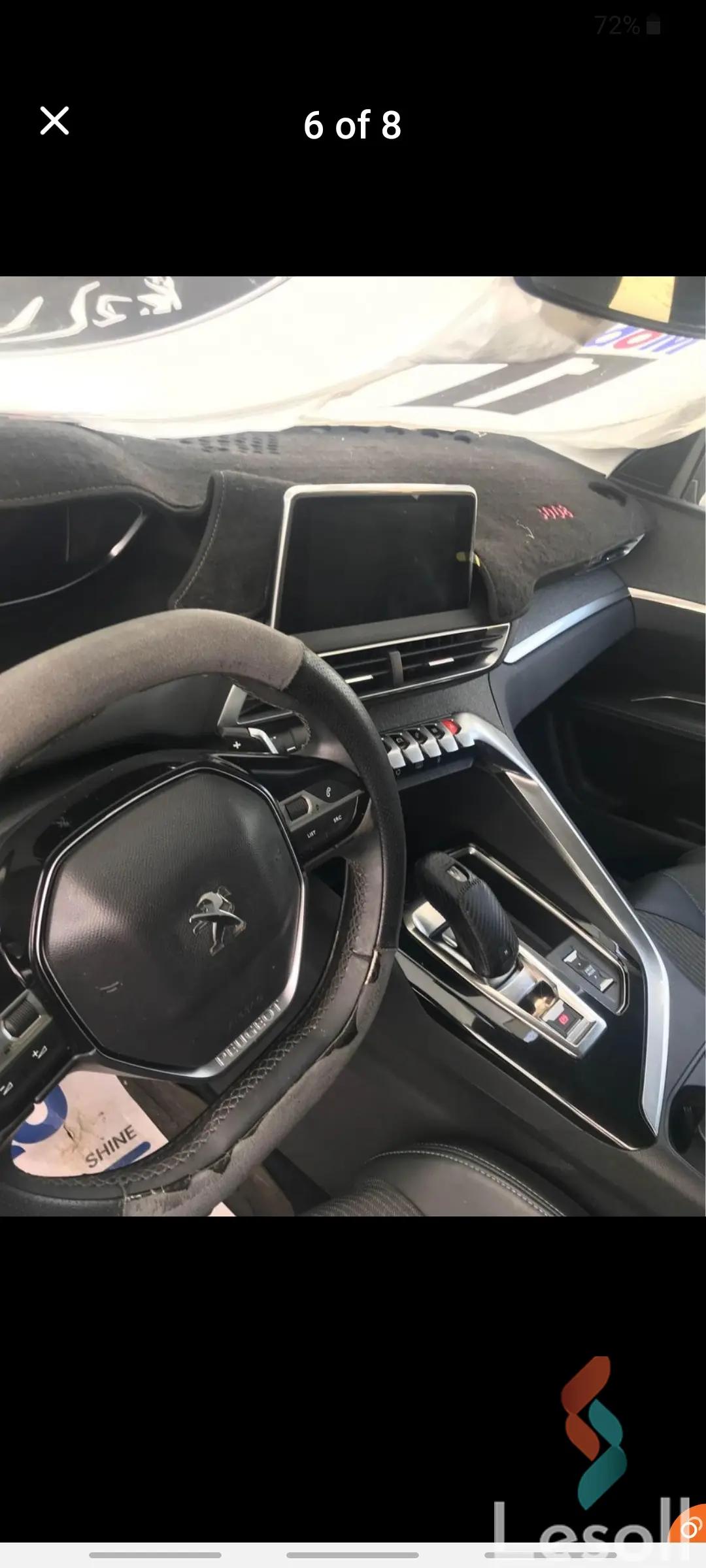 بيجو 3008 اوتوماتك مستعملة أسود موديل 2021 - كل الصور