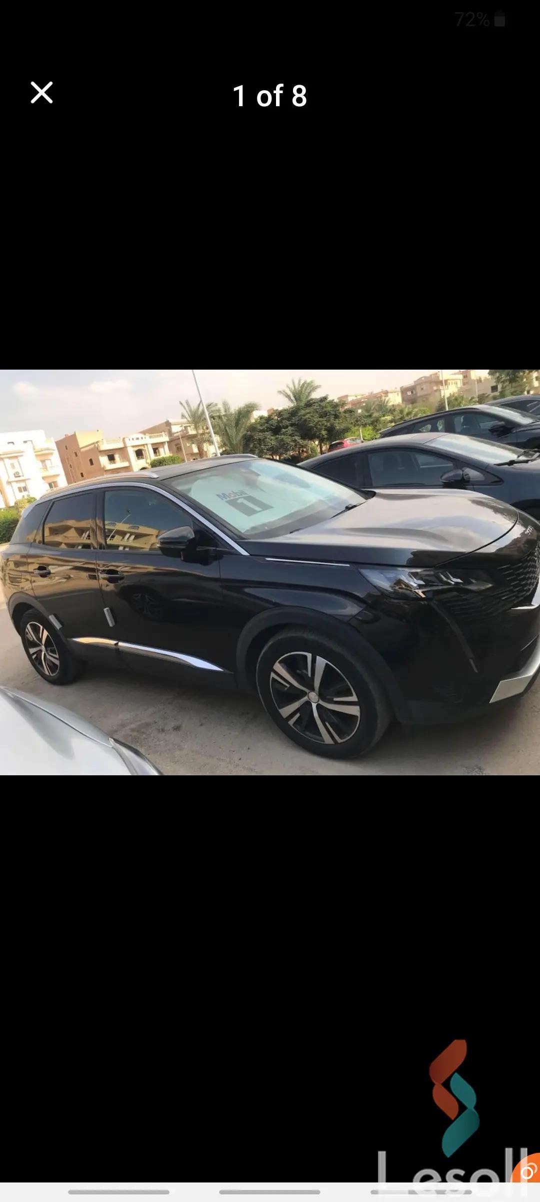 بيجو 3008 اوتوماتك مستعملة أسود موديل 2021 - صورة 3