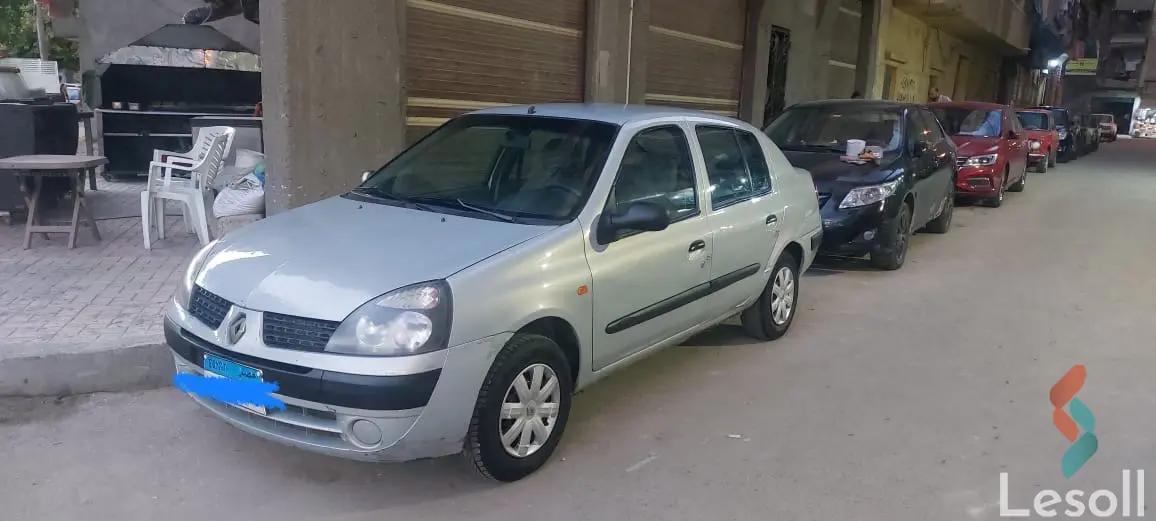 رينو كليو مانيوال مستعملة أزرق سماوي موديل 2005 - صورة 4