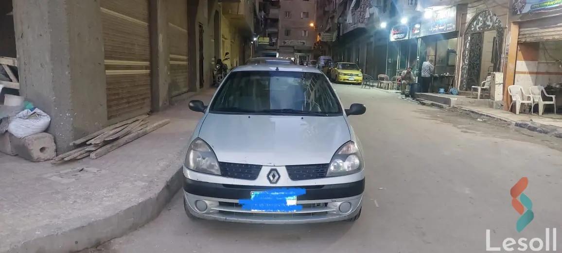 رينو كليو مانيوال مستعملة أزرق سماوي موديل 2005 - الصورة الرئيسية