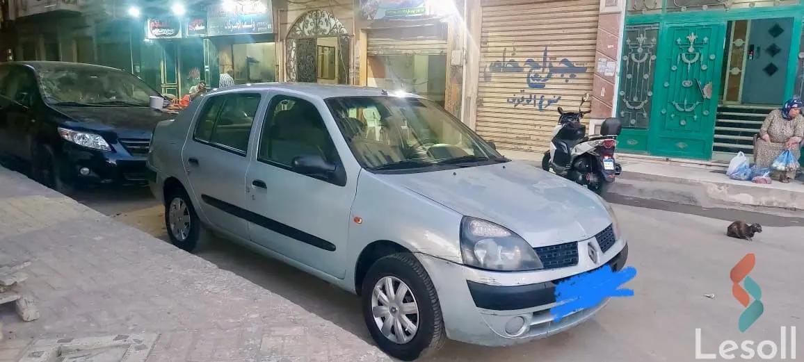 رينو كليو مانيوال مستعملة أزرق سماوي موديل 2005 - صورة 2