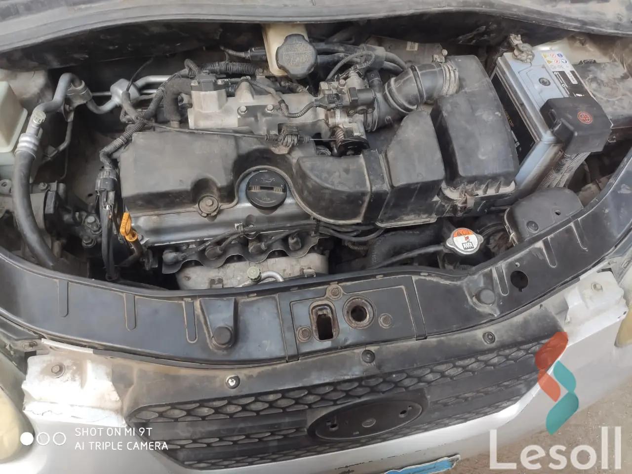 كيا بيكانتو مانيوال مستعملة فضي موديل 2008