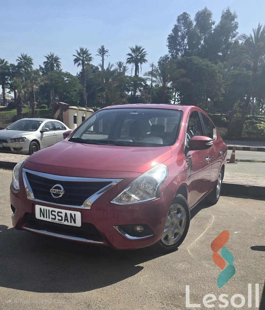 نيسان صني اوتوماتك مستعملة أحمر موديل 2022 - الصورة الرئيسية