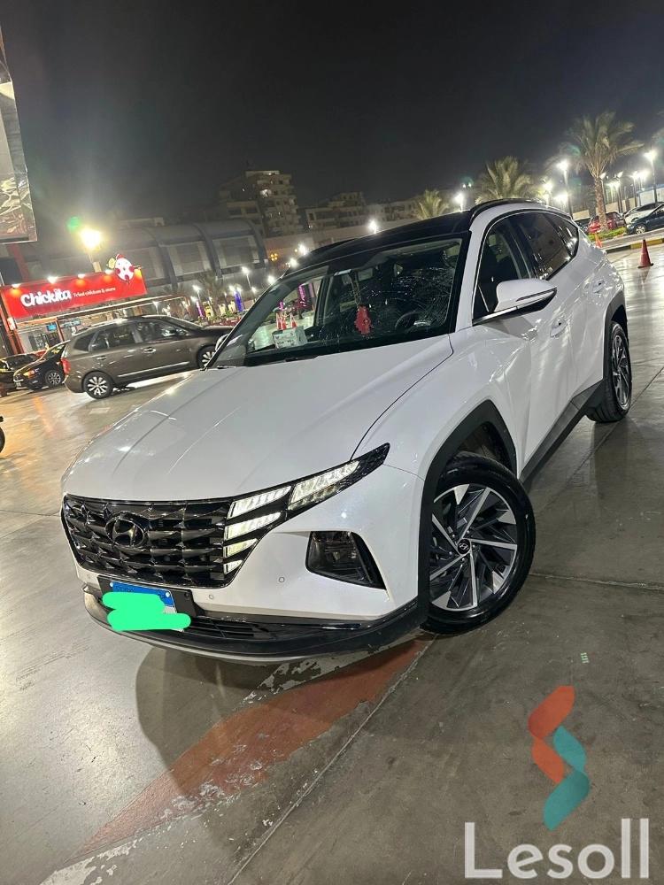 هيونداي توسان مانيوال جديدة أبيض موديل 2024