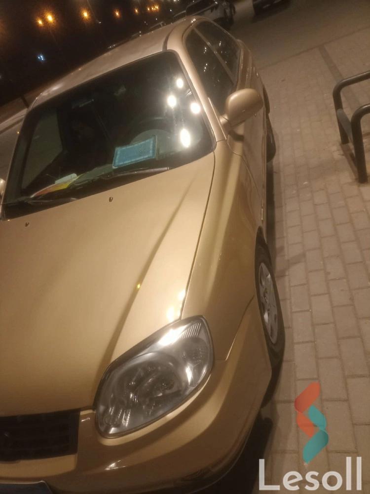 هيونداي فيرنا مانيوال مستعملة ذهبي موديل 2003 - كل الصور