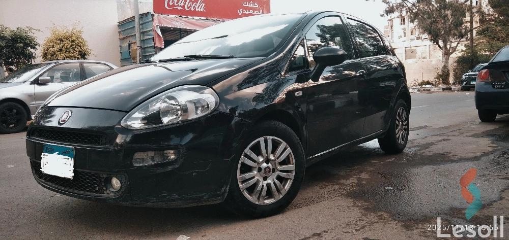 فيات فيات بونتو اوتوماتك جديدة أسود موديل 2015