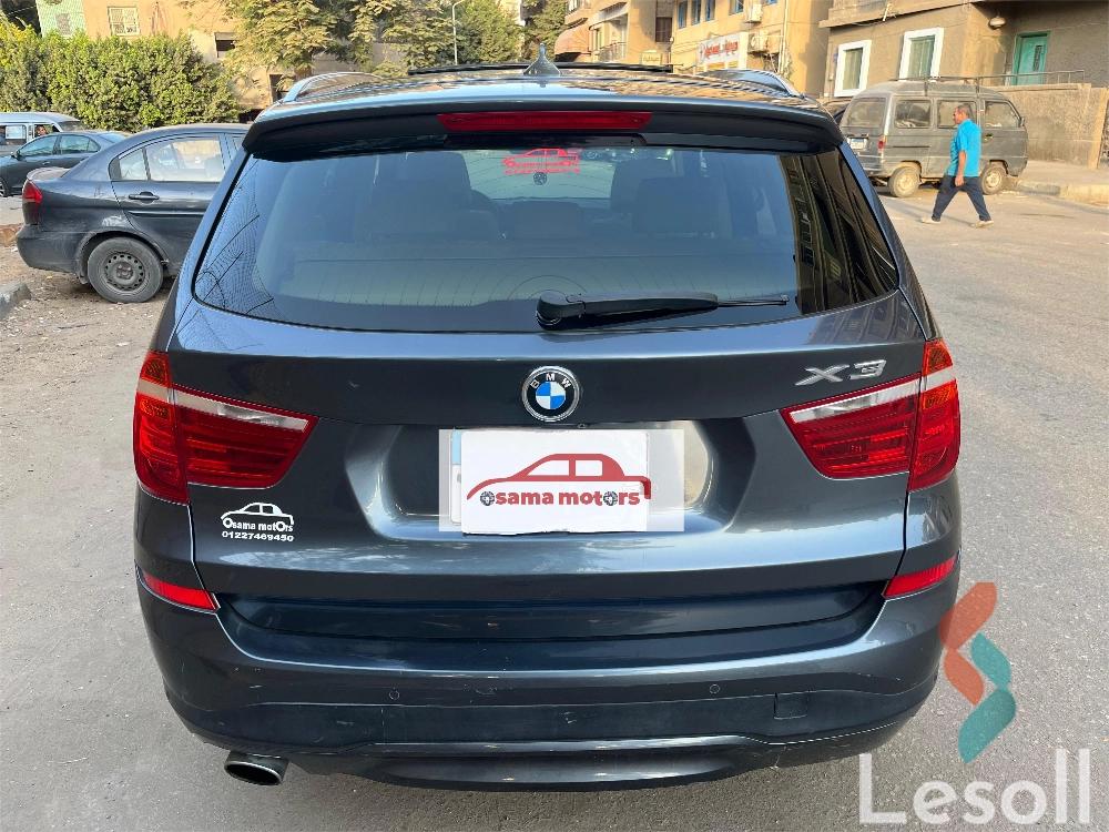 بي ام دبليو x3 اوتوماتك مستعملة رمادي داكن موديل 2016