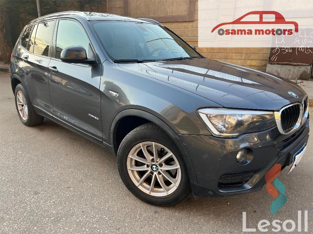 بي ام دبليو x3 اوتوماتك مستعملة رمادي داكن موديل 2016