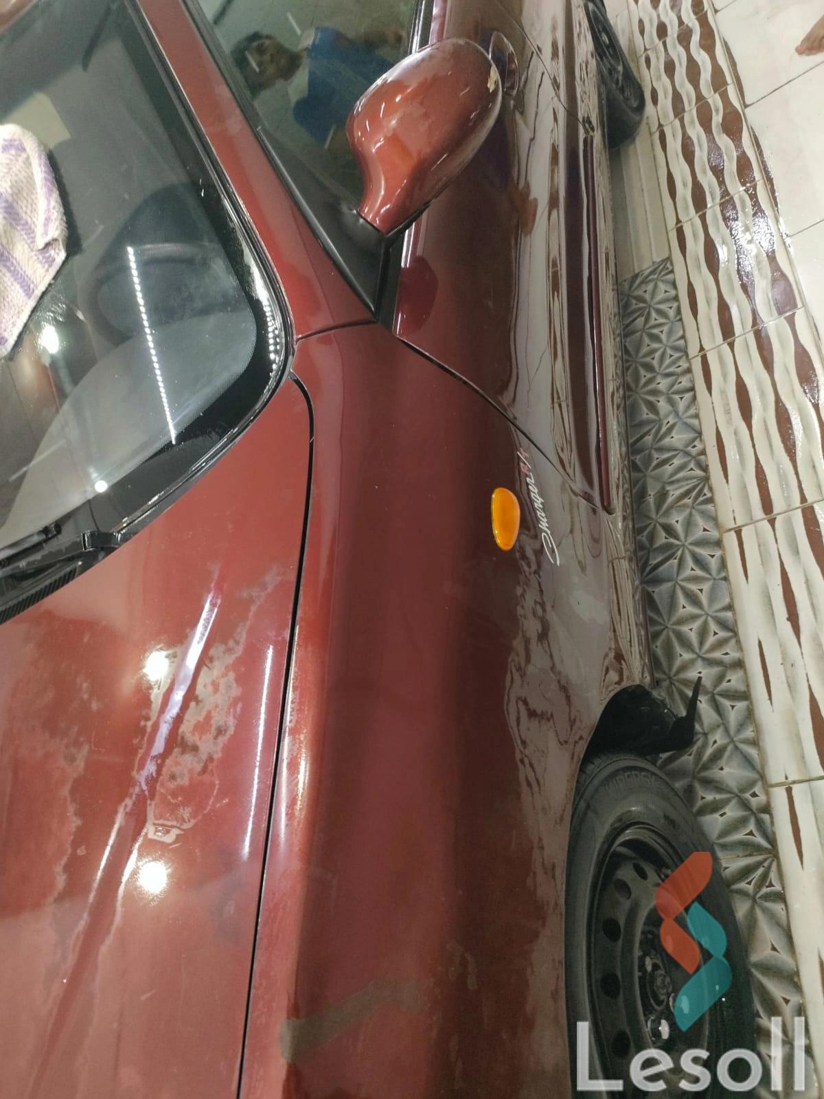 دايو لانوس مانيوال مستعملة أحمر موديل 2010 - كل الصور